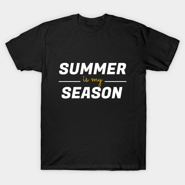 summer is my season - summer lovers T-Shirt by oneteam